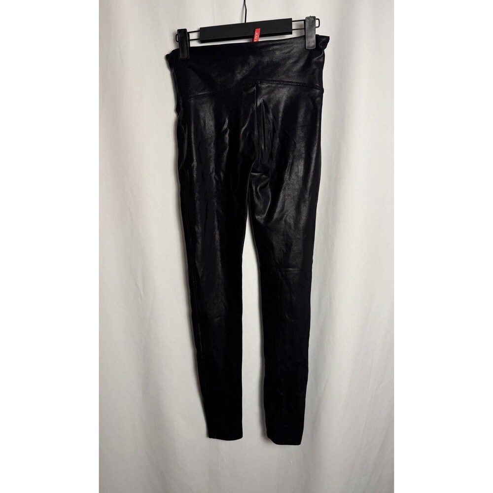 Spanx 25338 Faux Leather Size M Leggings for Women - Black
